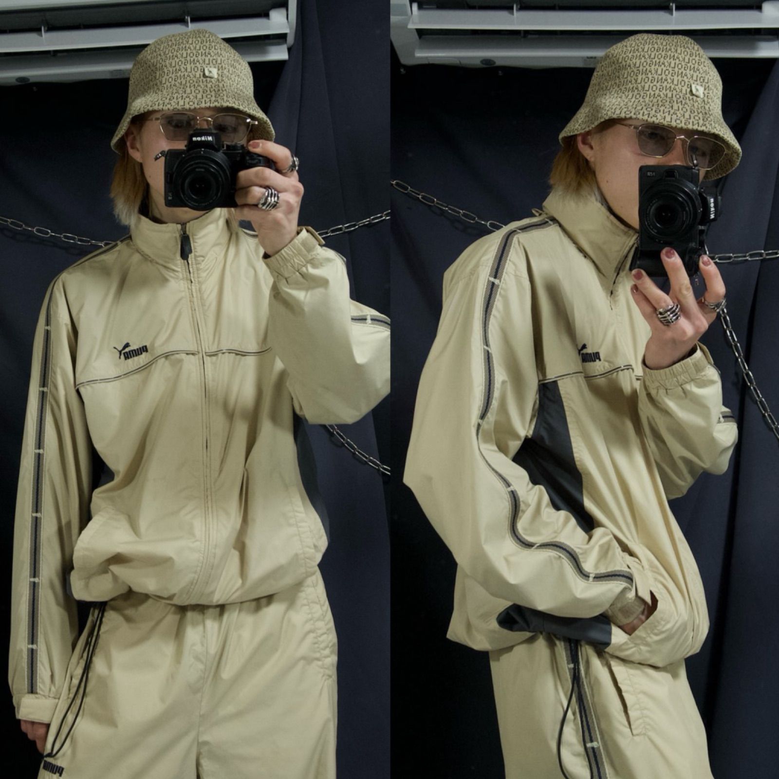 90s~00s PUMA Hit Union Polyester SetUp Track Suits Jacket