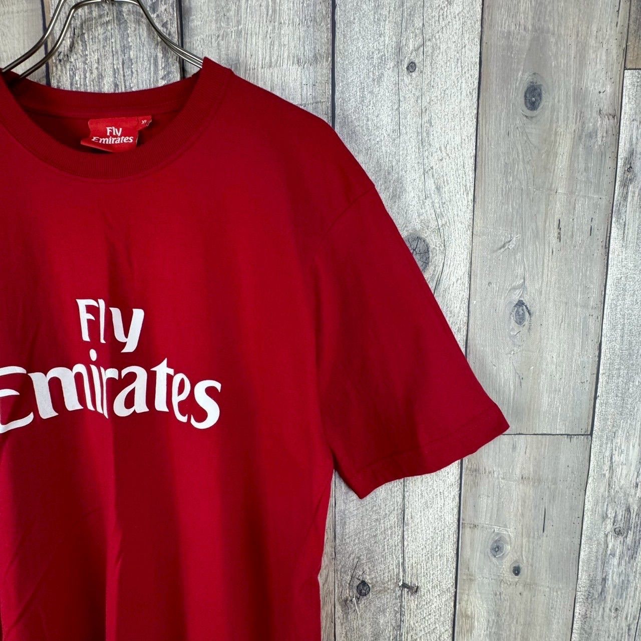 FLY Emirates フライエミレーツ ロゴTシャツ 赤 カジュアル ストリート