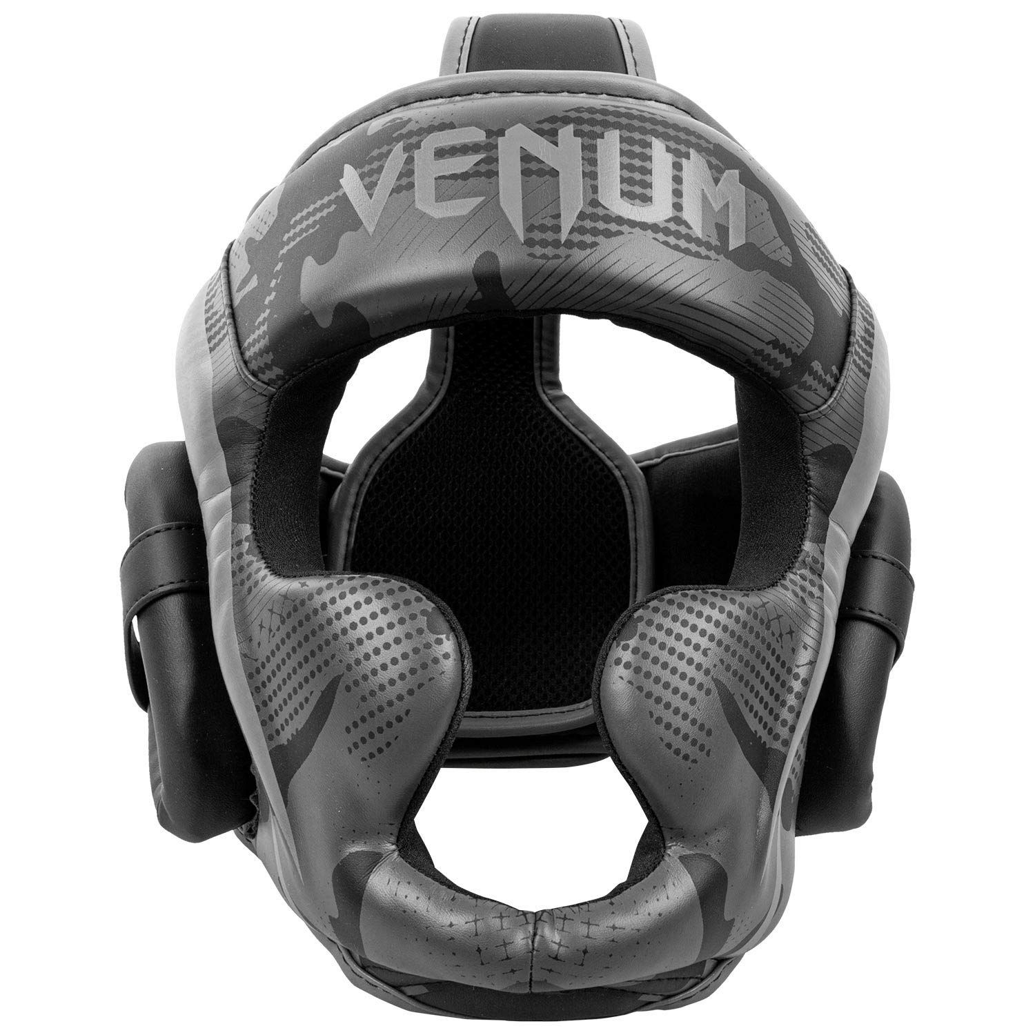 VENUM ヘッドガード Elite Headgear ブラック×ダークカモ ダークカモゴールド One Size
