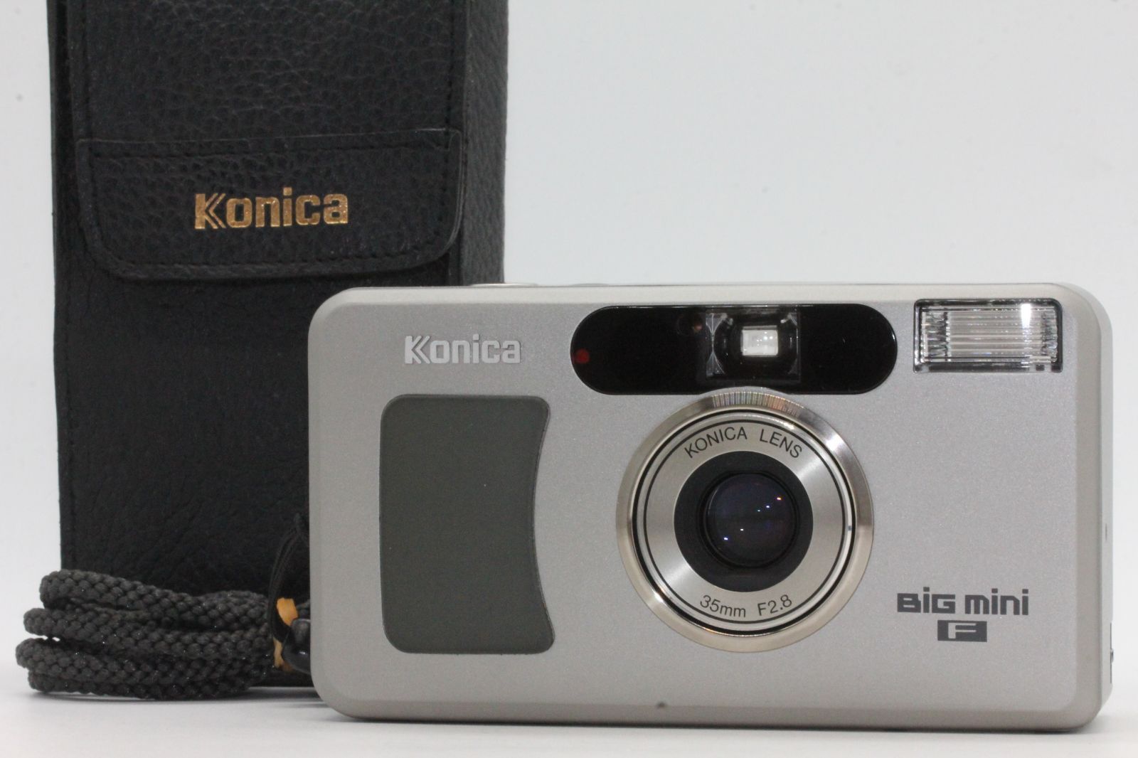 シャッター・フラッシュOK Konica BIG MINI BM-301 コニカ 黒 ブラック