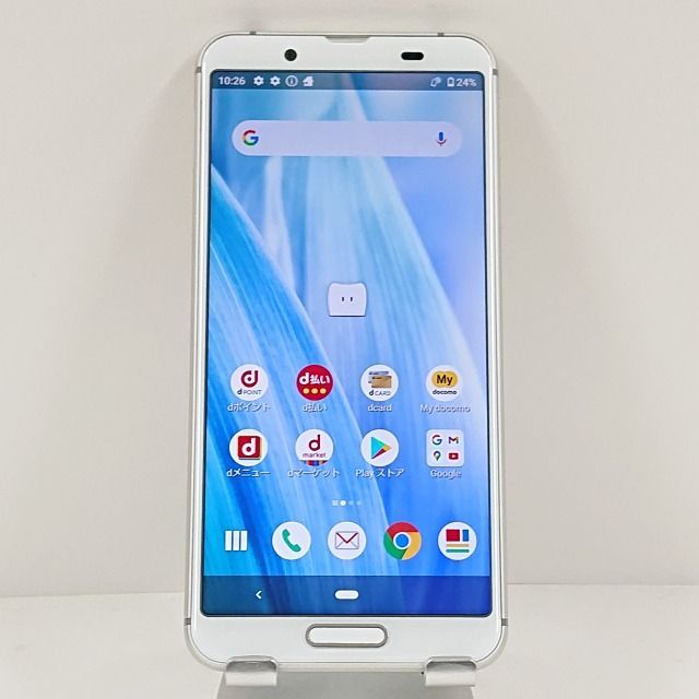 AQUOS sense3 SH-02M ドコモ シルバーホワイト 送料無料 本体 c11367