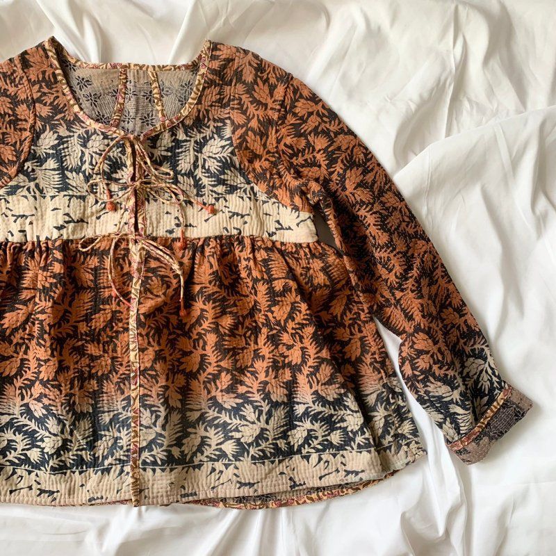 YOHANA】Vintage Kantha quilt Rabari jacket N / ビンテージ 