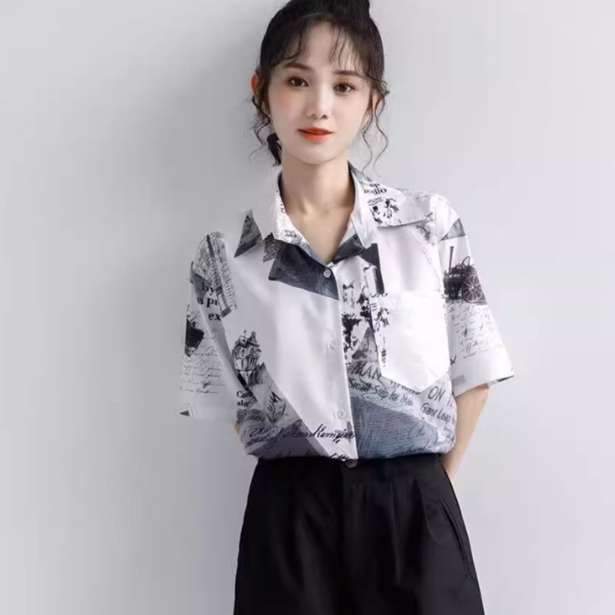 柄シャツ レディース 半袖 柄 ブラウス レディース ゆったり レディース 夏 韓国ファッション 春 総柄シャツ 大きいサイズ カジュアル 開襟シャツ 楽天市場】柄シャツ レディース 半袖 柄 ブラウス レディース