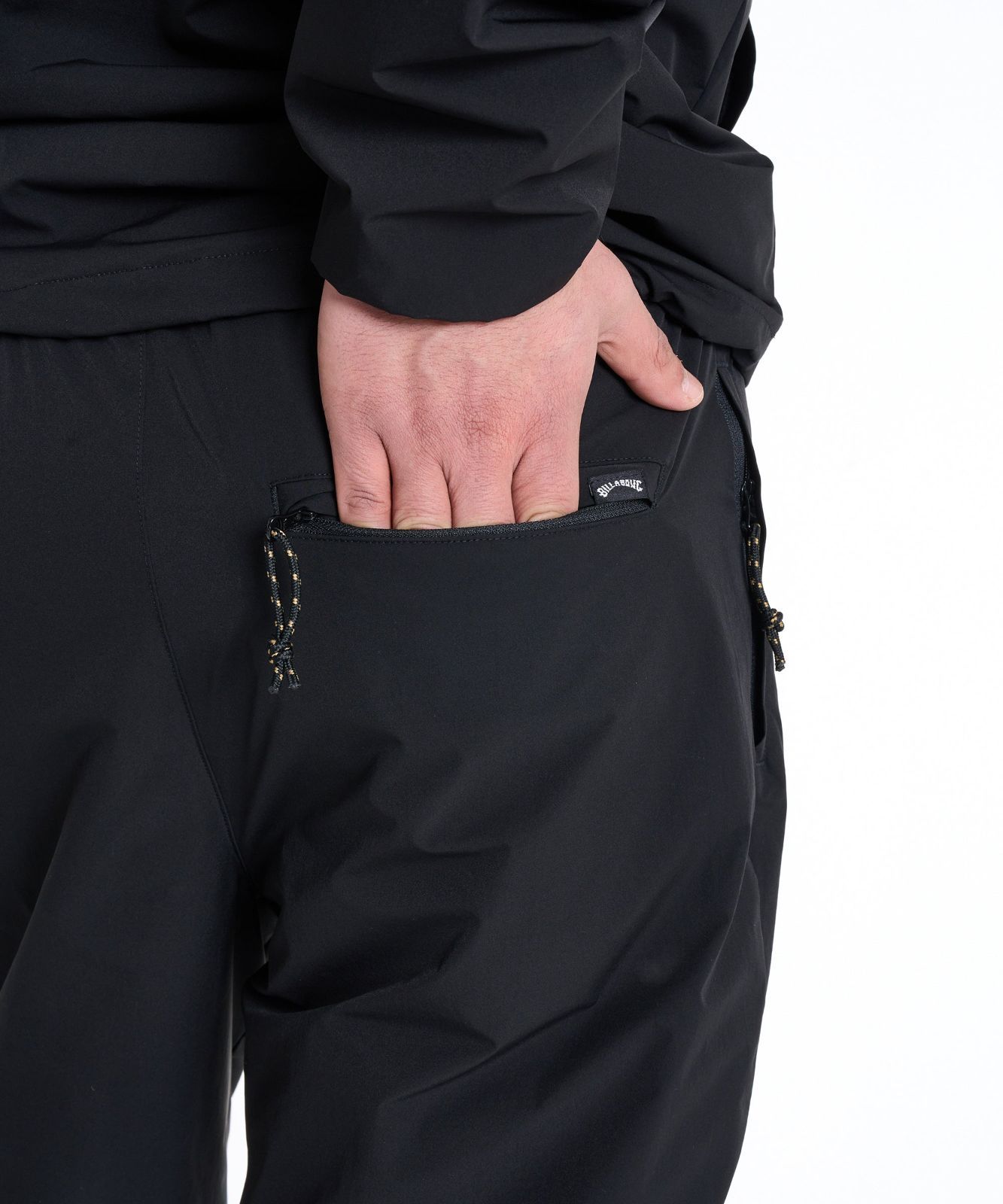  2025秋冬 ビラボン A DIV. THERMO MESH セットアップパンツ BLK メンズ ジョガーパンツ スウェットパンツ パンツ