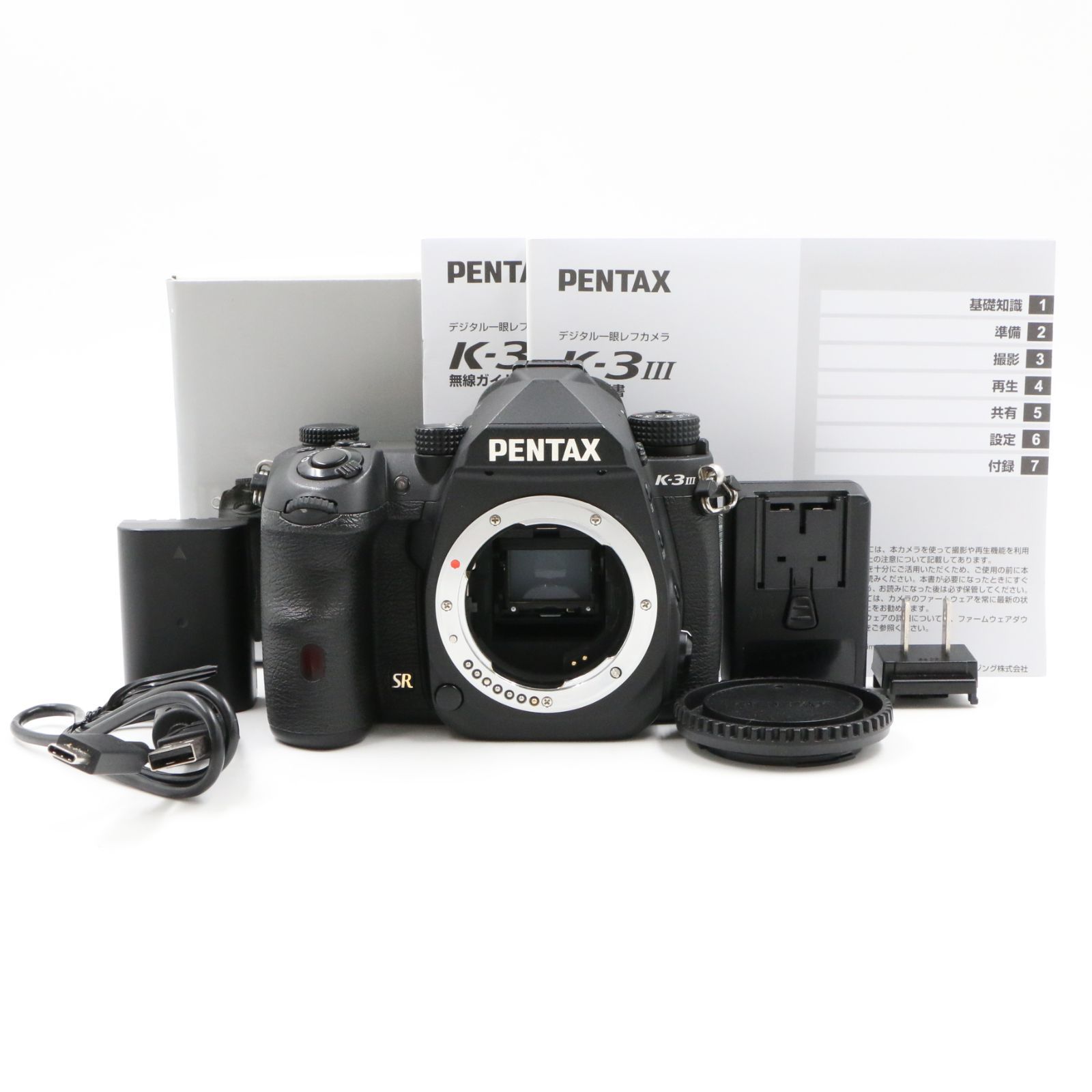 極上品】PENTAX ペンタックス K-3 III ブラック ショット数81,068枚