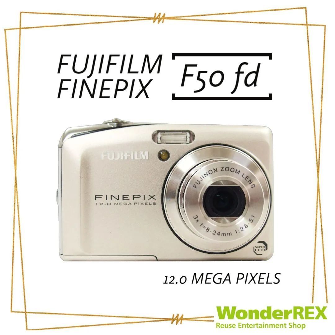 soep Nuchter Sluiting FUJIFILM 【FinePix F50fd】 デジタルカメラ 12.0 MEGA PIXELS シルバー 1200万画素 - メルカリShops