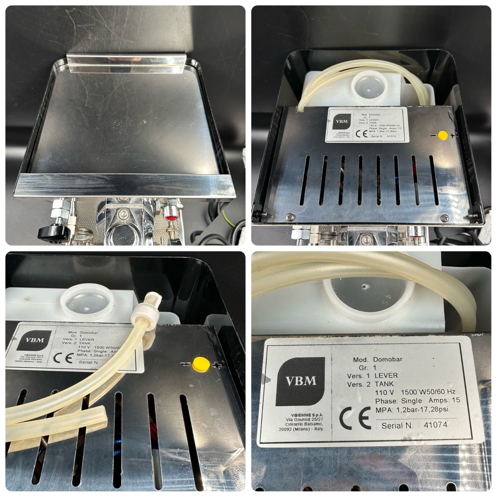 VBM VIBIEMME エスプレッソマシーン DOMOBAR ドモバー ビビエンメ コーヒーマシン 現状品 WWW_SKLAD-KIRPICHA_RU