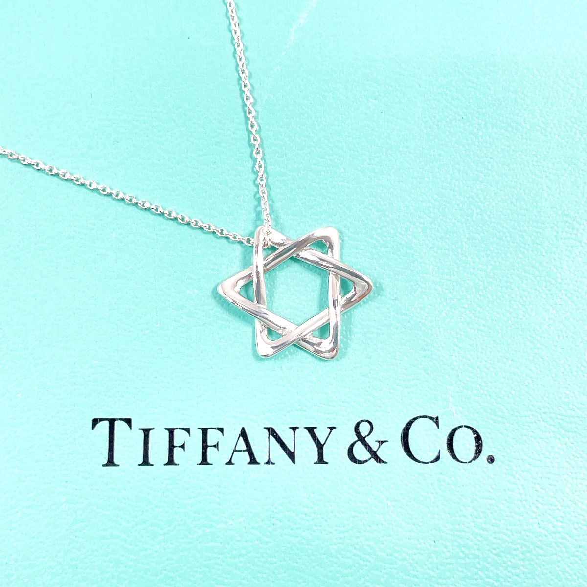 極美品 ティファニー ネックレス スターオブダビデ エルサペレッティ シルバー 楽天市場】TIFFANY&Co. ティファニー スターオブダビデ