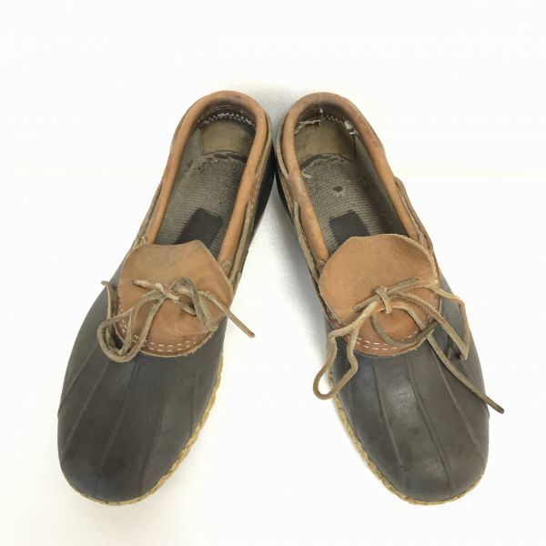 80 s-90 s ビンテージ L.LBean ローカット ビーンブーツ 27.0-27.5程度 暗茶 Vintage boots WB 19-11