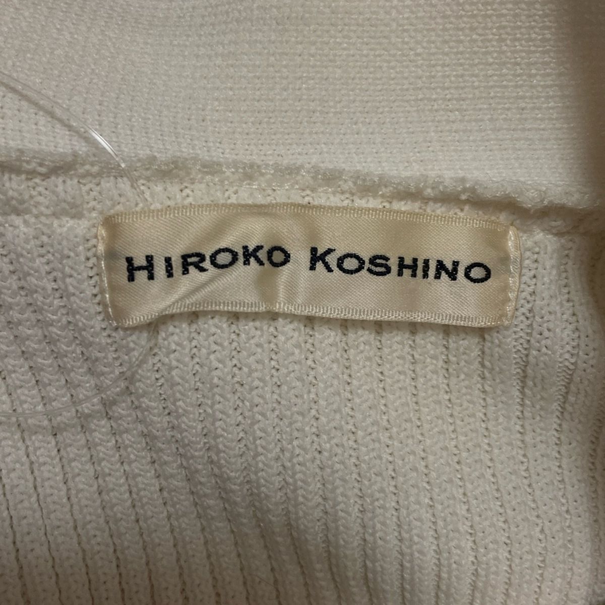美品/ヒロココシノ HIROKO KOSHINO カーディガン ニット 表記 11号 L 相当 古着 茶 ブラウン レディース 春秋 トップス 長袖 シンプル ラメ HIROKO KOSHINO（ヒロココシノ）のカーディガン｜おすすめから