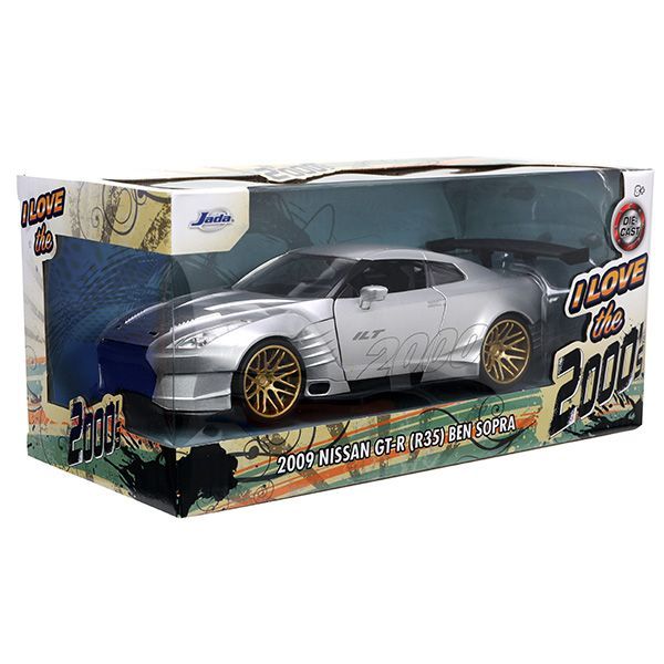 JADA TOYS 1:24 I LOVE THE 2000's 2009 NISSAN GT-R (R35) BEN JADA TOYS 1:24 I LOVE THE 2000's 2009 NISSAN GT-R (R35) BEN