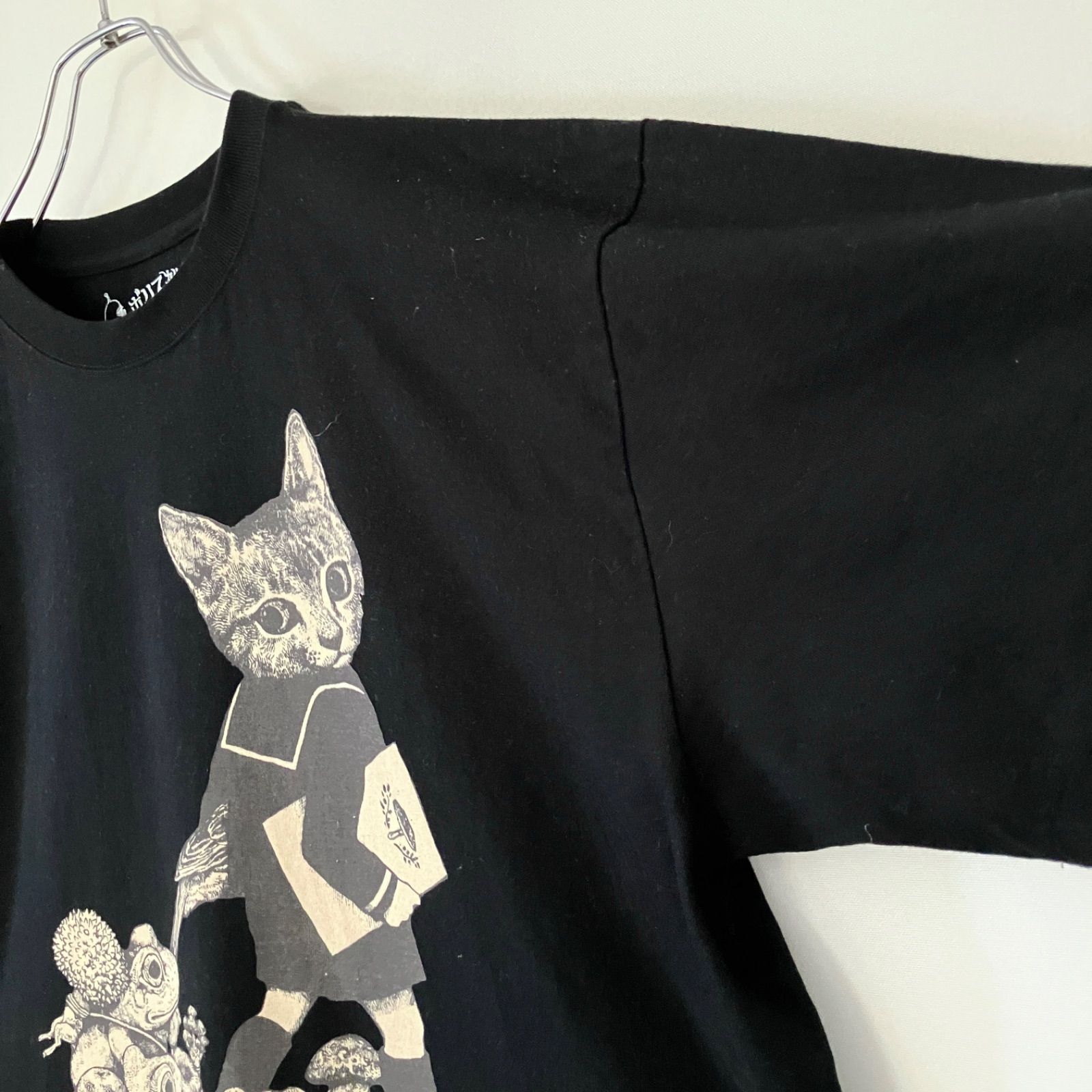 ボリス雑貨店/ヒグチユウコTシャツ☆きのこを納品/散歩/猫/カエル