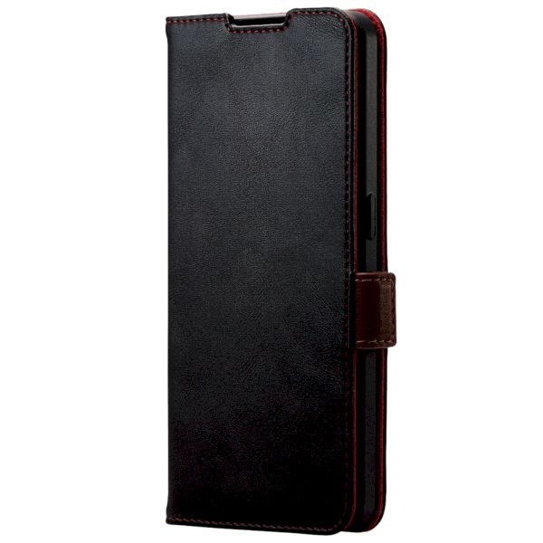 【新品・7営業日以内発送】エレコム ELECOM PM-O221PLFYBK OPPO Reno7 A OPG04 ケース カバー レザー 手帳型 マグネット フラップ ステッチ 耐衝撃 ブラック PMO221PLFYBK【沖縄離島販売不可】