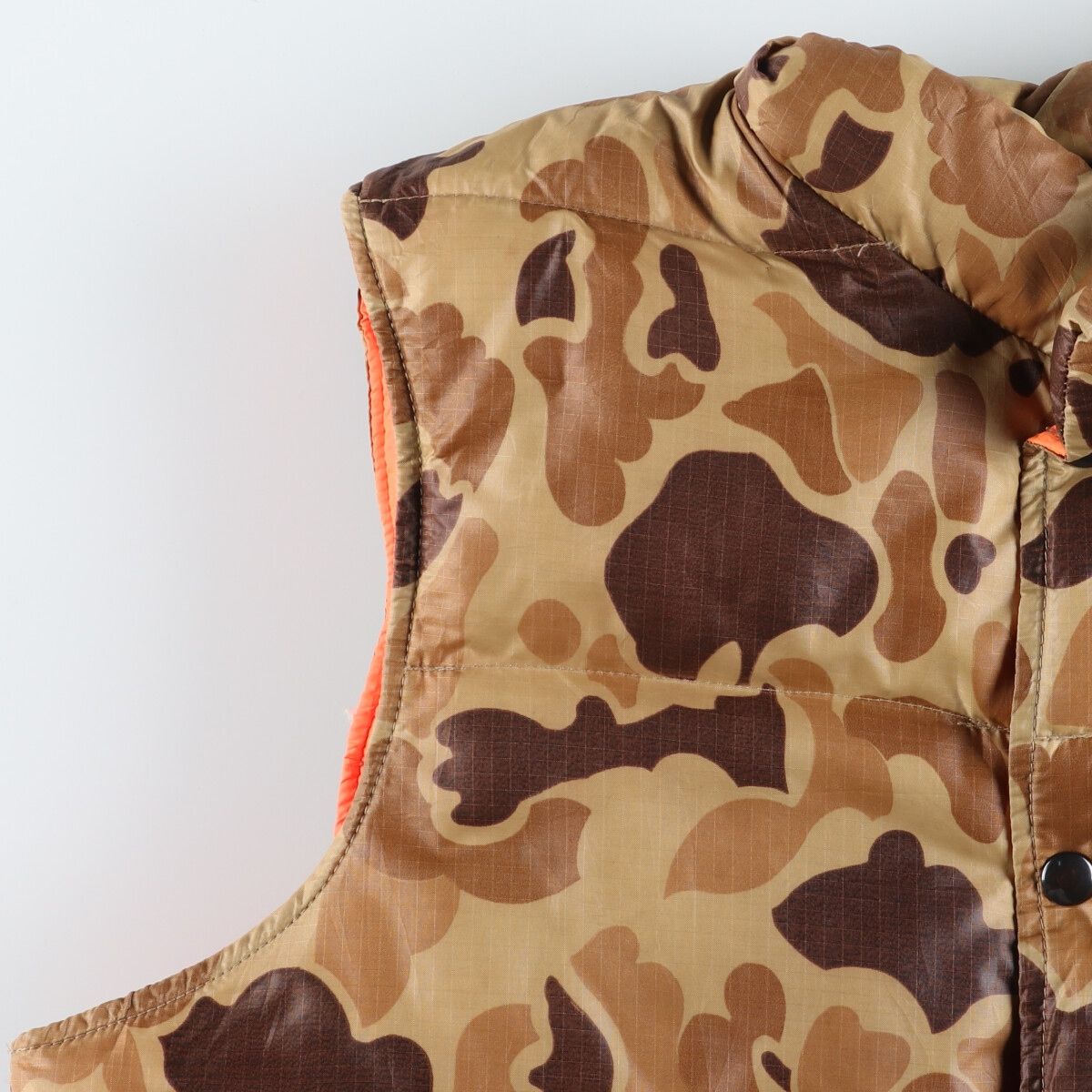☆70s USA製 10x ダックハンターカモ×蛍光オレンジ リバーシブル 70's