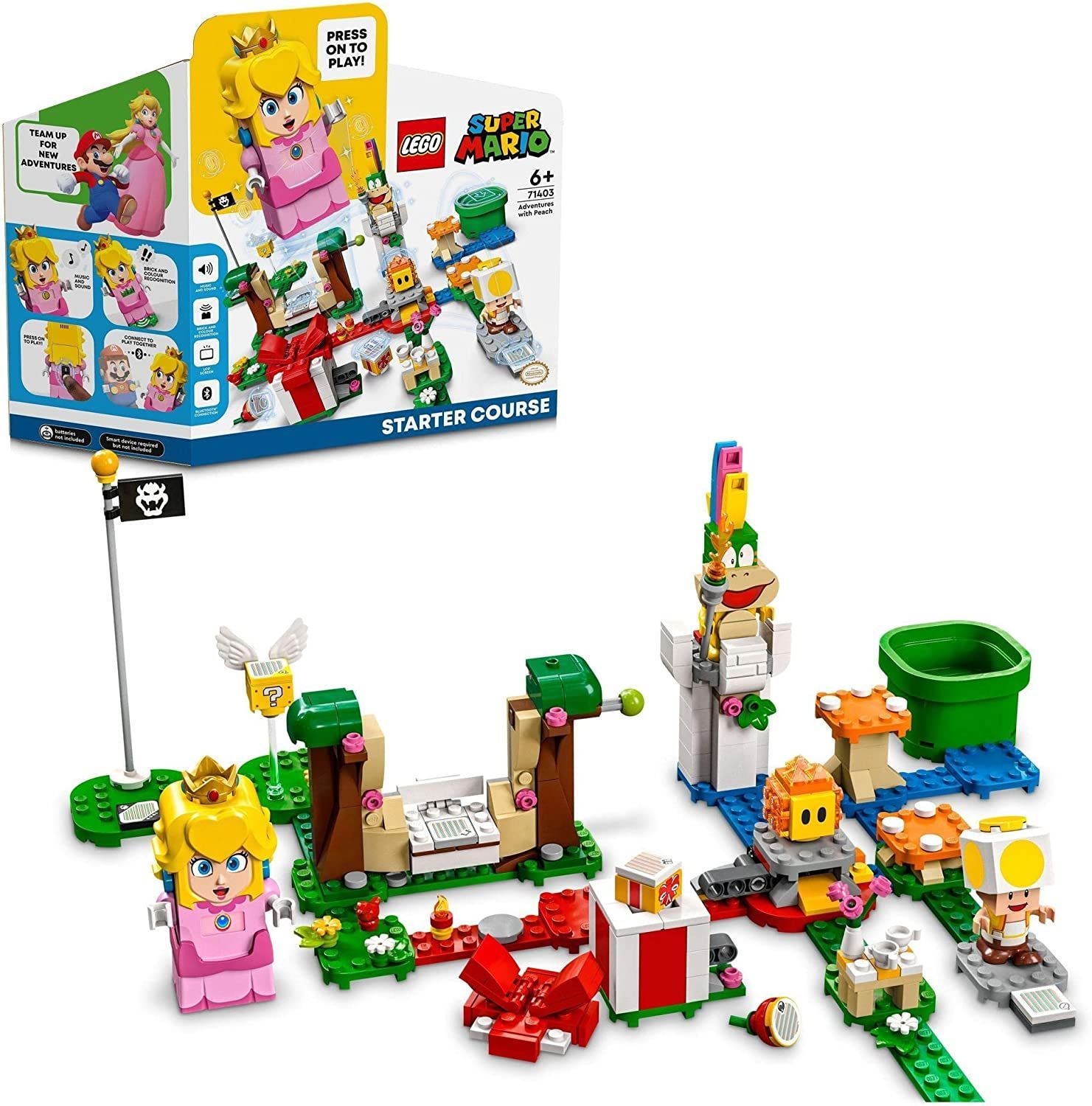 【新品】LEGO スーパーマリオ ピーチ と ぼうけんのはじまり ? スターターセット プレゼント テレビゲーム 