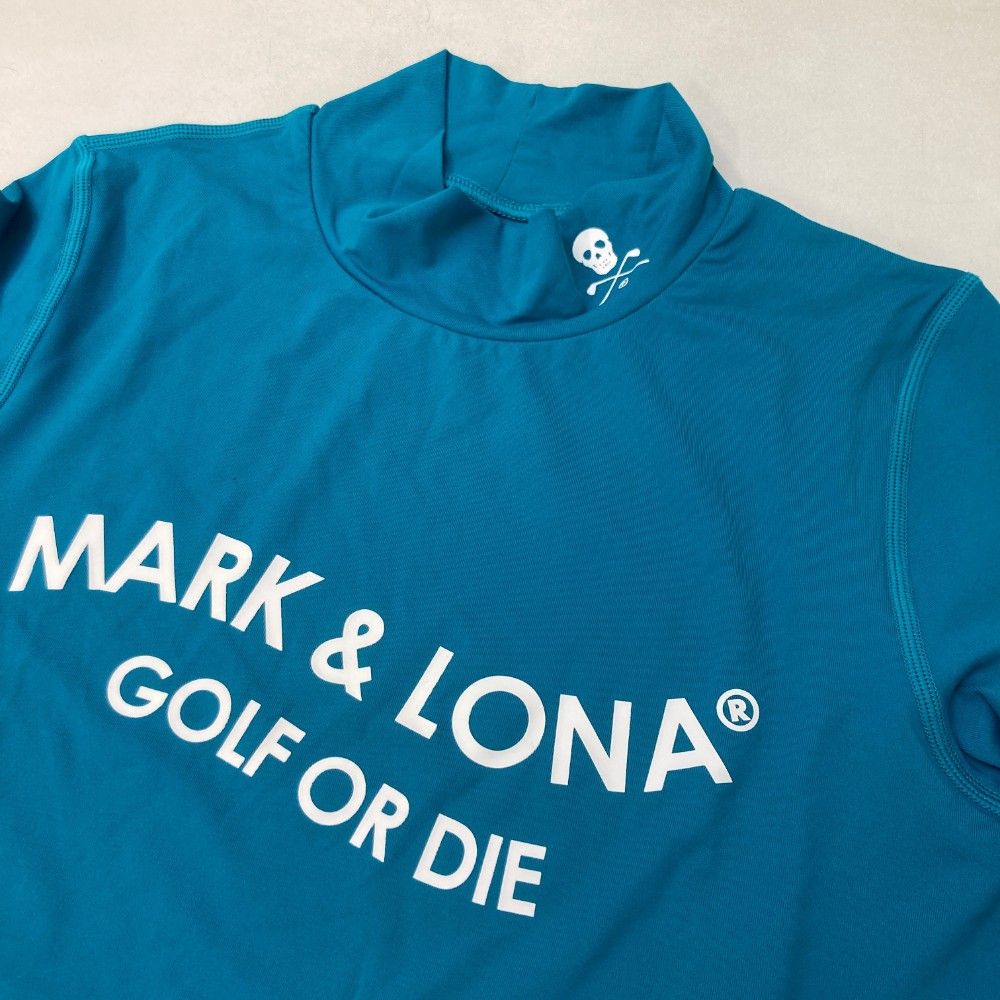 サイズ：40 MARK&amp;LONA マークアンドロナ 2023年 長袖モックネックTシャツ  ブルー系 [240101421194] ゴルフウェア レディース ストスト 楽天市場】MARK&LONA マークアンドロナ 2023年 長袖モックネック