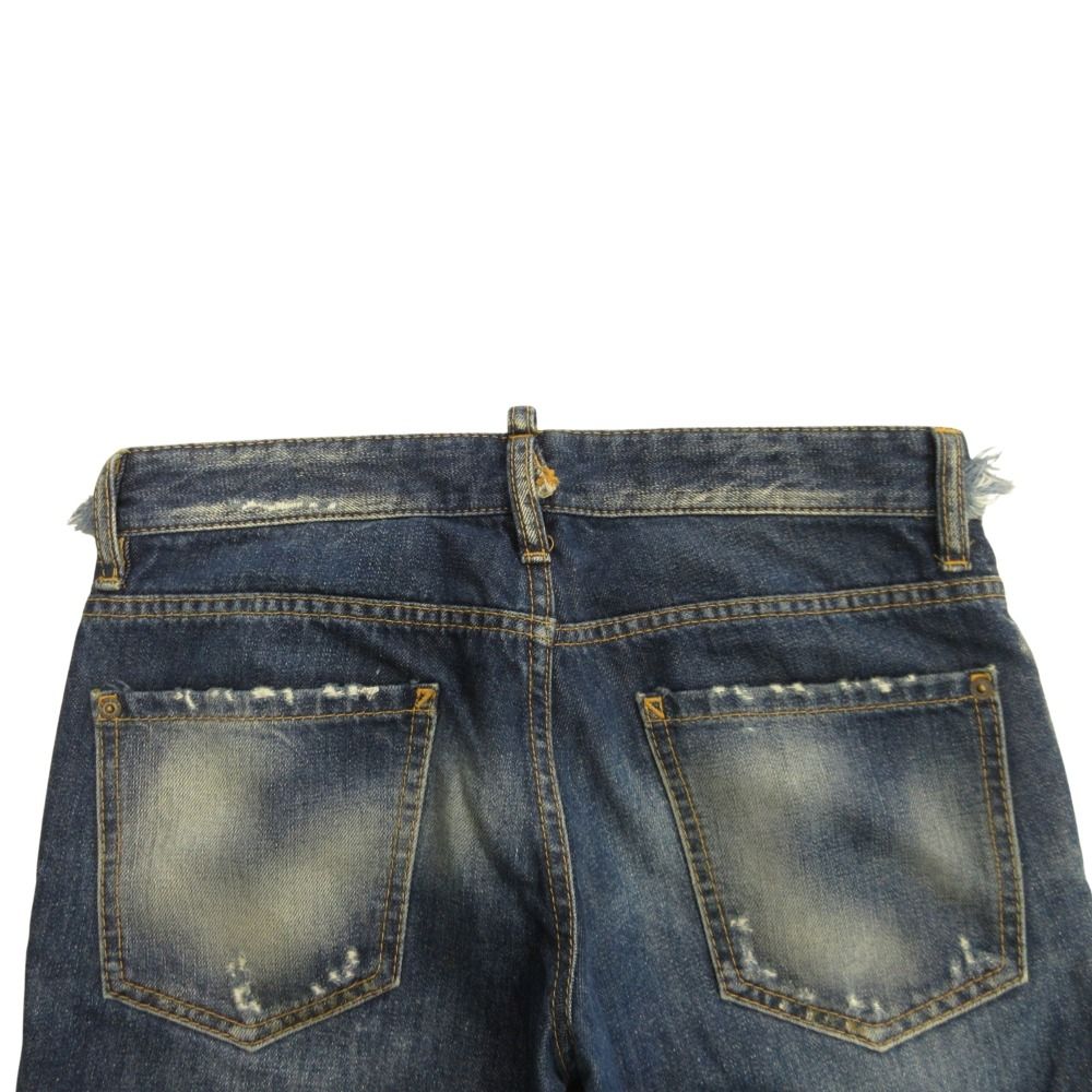 良品 DSQUARED2 ディースクエアード ダメージ デニム パンツ
