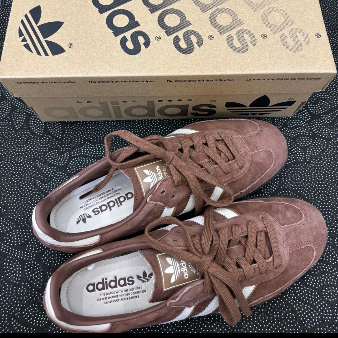 男女兼着 Adidas Originals Samba Vegan OG”SPD IG1357 ( ブラウン 茶 アースカラー tobacco タバコ spezial gazelle メンズ レディース ウィメンズ IG1357 )