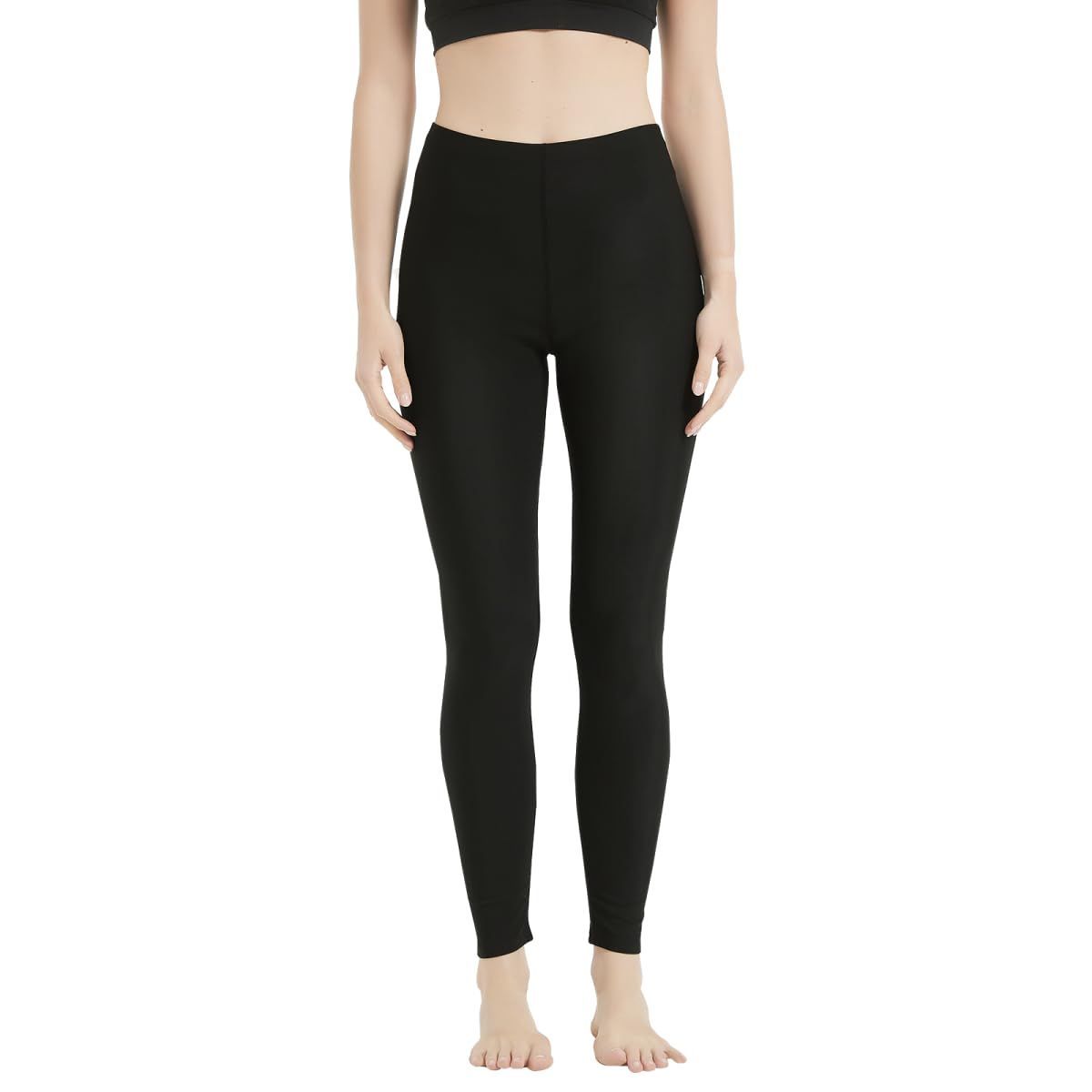 Nesseo ラッシュガード レギンス レディース ラッシュレギンス 水着 スパッツ スイムレギンス タイツ スイムウェア 紫外線対策 日焼け予防 水陸両用 uvカット プール 海 サーフィン