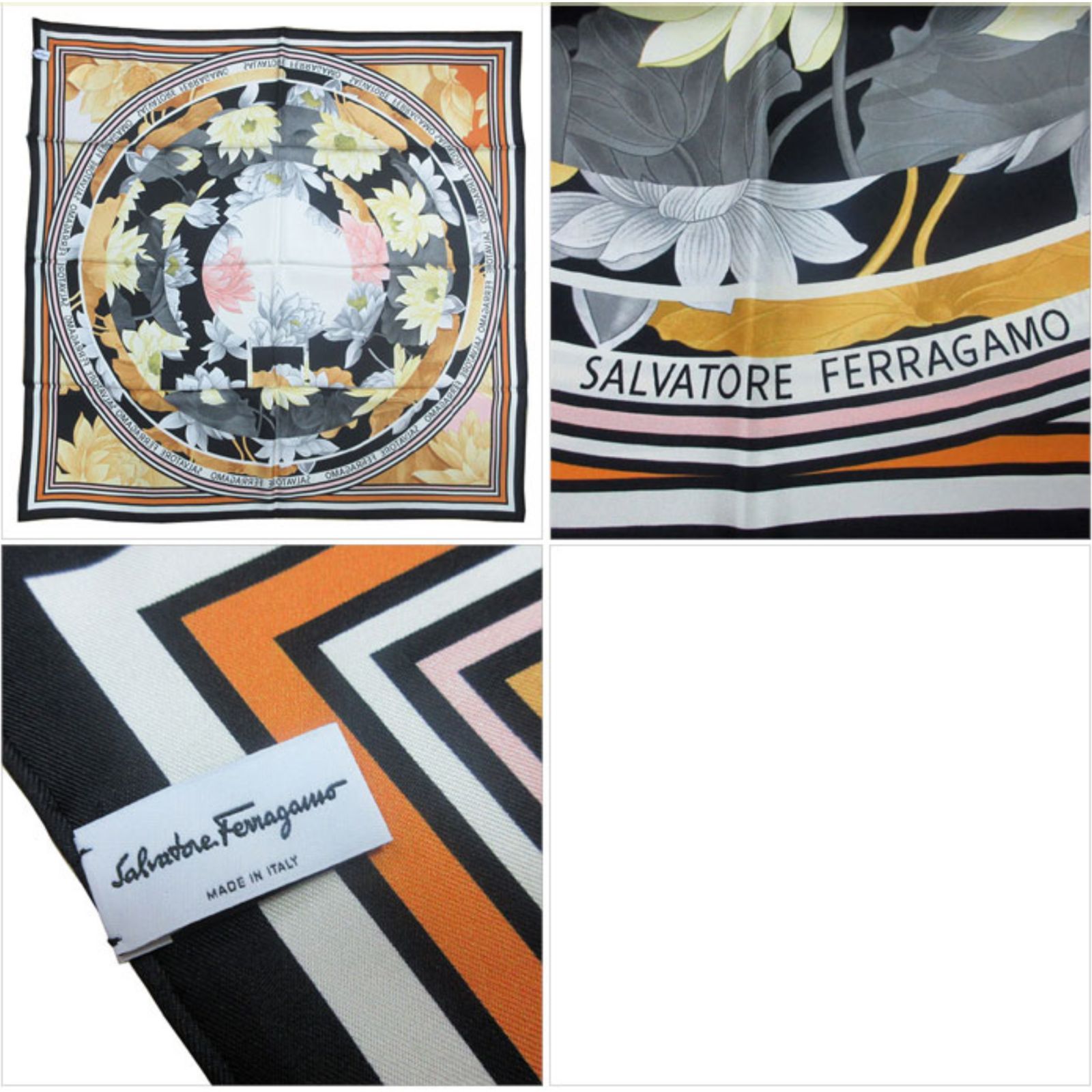 フェラガモスカーフ FERRAGAMO フェラガモ スカーフ 32 0907 775294 775295 775296
