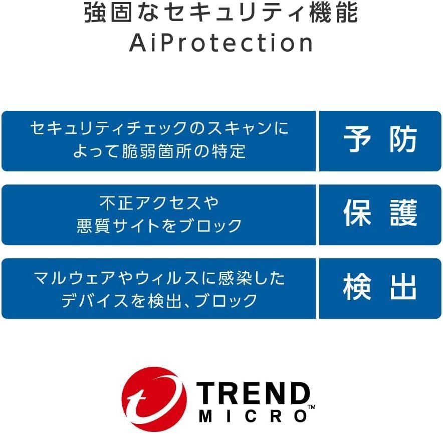 OCNバーチャルコネクトに対応デュアルバンド RT-AX1800U