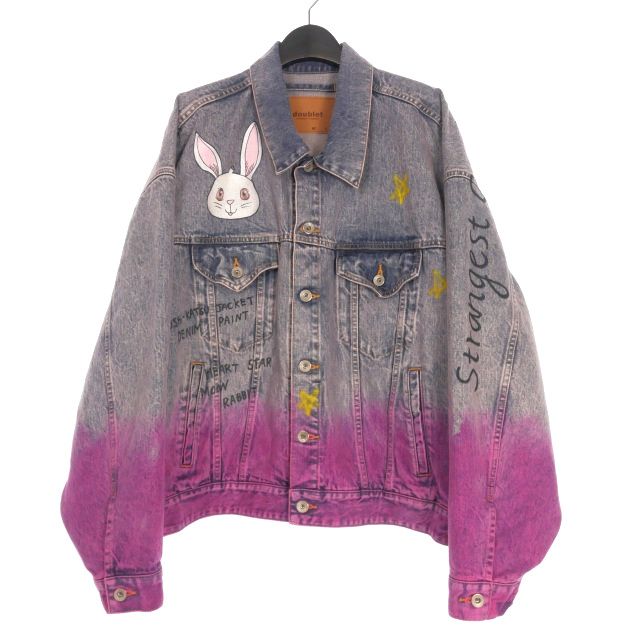 ダブレット doublet 25SS ANIME HAND-PAINTING DENIM JACKET ダブレット doublet 25SS ANIME HAND-PAINTING DENIM JACKET