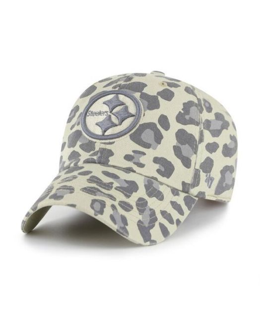 47ブランド レディース 帽子 Women s Gray Pittsburgh Steelers Bagheera Clean Up Adjustable Hat Gray