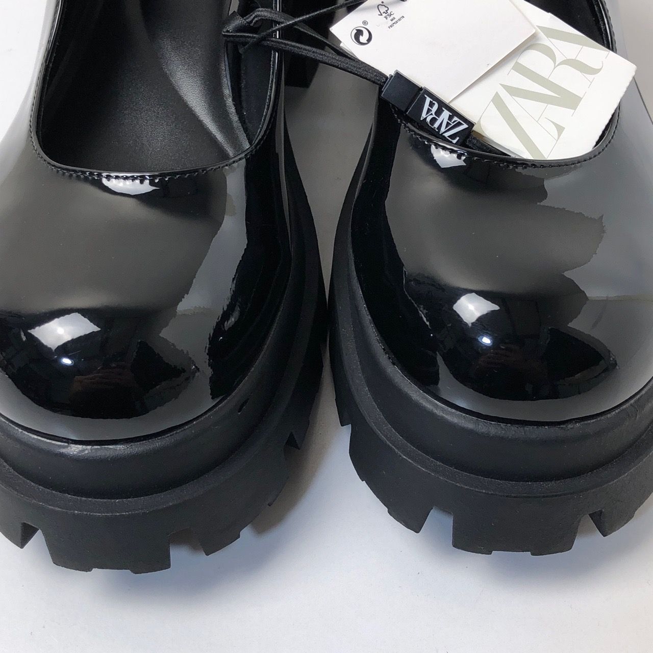 ZARA バックル トラックソール メリージェーン - メルカリ