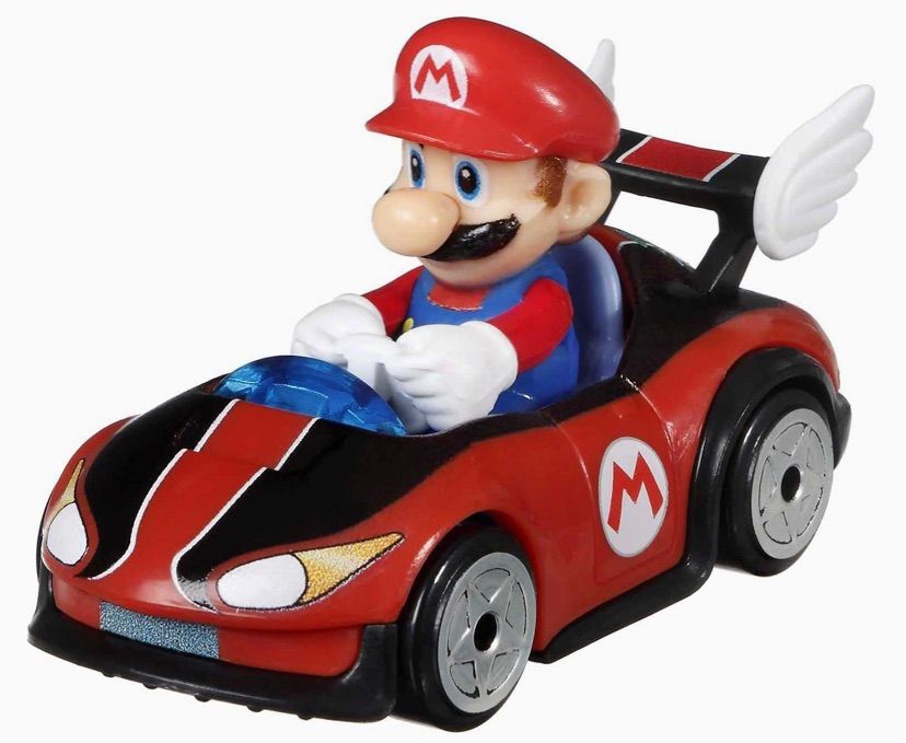 ホットウィール マリオカート 4パック Cセット限定 ルイージ Pウィング