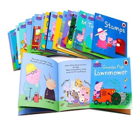 PeppaPig 黄箱 青箱 2点お得セット ペッパピッグ 音源おまけ付 洋書