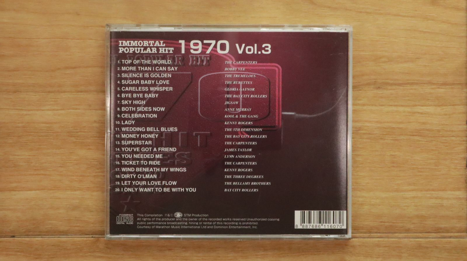 中古CD☆洋楽CD/□ 1970 BEST HIT OLDIES TOP 20 SONGS