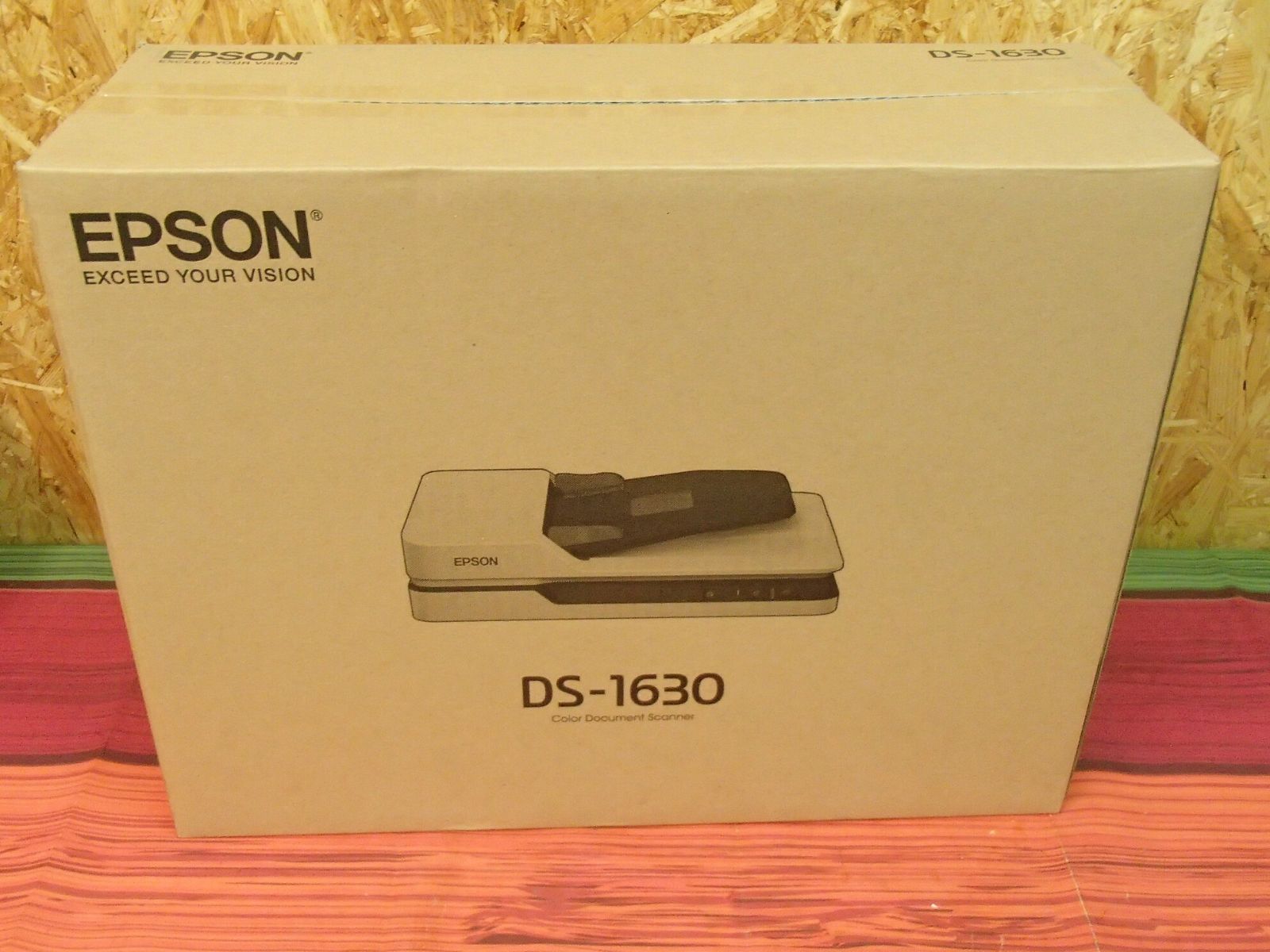 未使用品 EPSON スキャナ DS-1630 A4両面/ADF付/省スペース