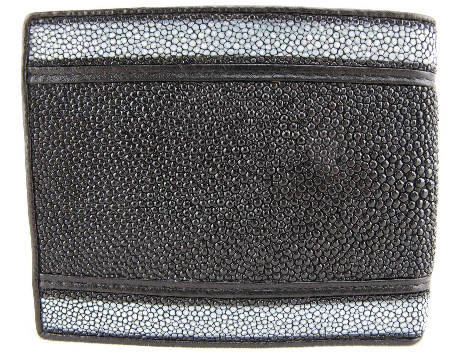 PELGIO スティングレー・エイ革の財布 黒色 連石 得価，新作登場 PELGIO☆スティングレー・エイ革の長財布☆黒色