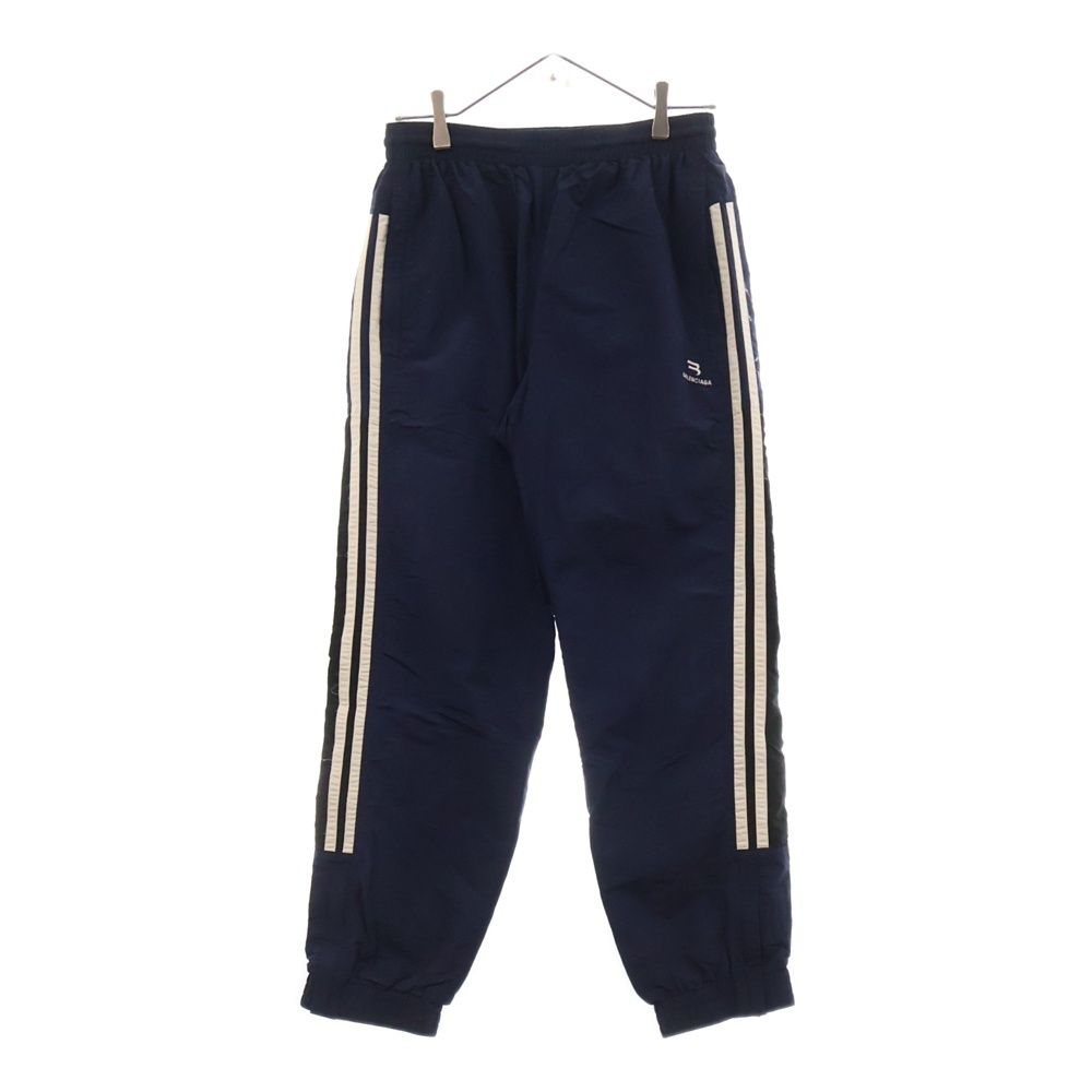 BALENCIAGA バレンシアガ 22SS サイドライントラックロングパンツ 681254 TKO48 ネイビー