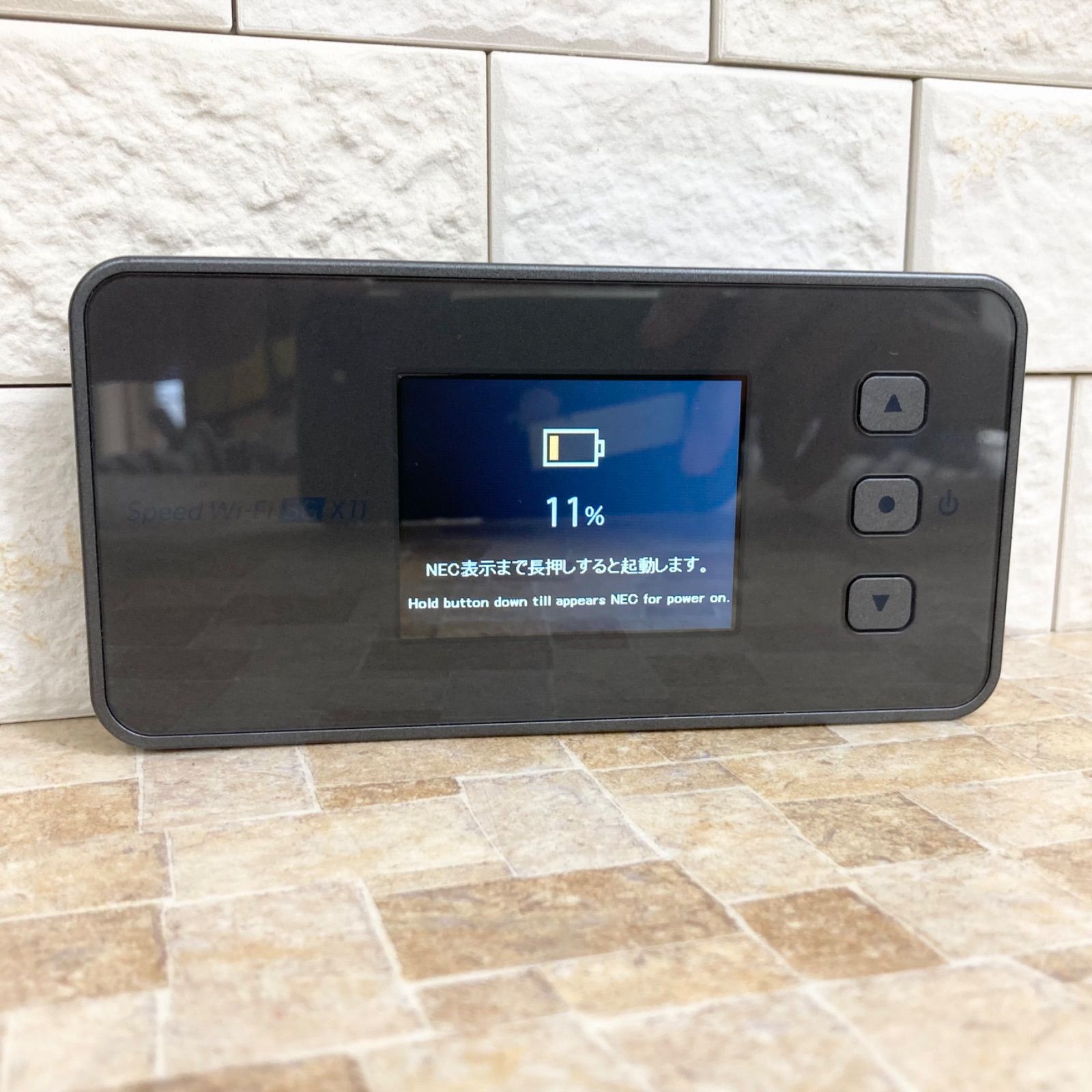NEC Speed Wi-Fi 5G X11 NEC Speed Wi-Fi 5G X11 モバイルルーター