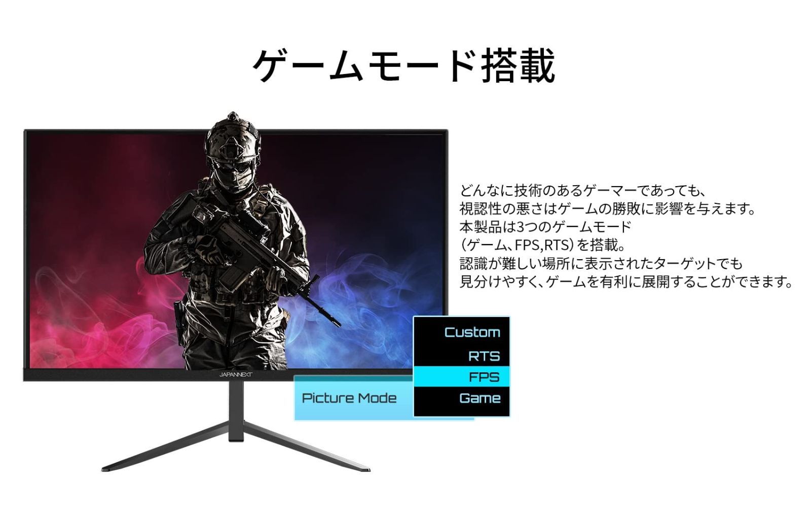 JAPANNEXT 21.5インチ ゲーミングモニター 144Hz 1ms フルHD 1920x1080解像度 TN パネル ディスプレイ HDMI DisplayPort VESA対応 ブルーライトカット 視野角170° JN-215TG144FL SKLAD-KIRPICHA_RU