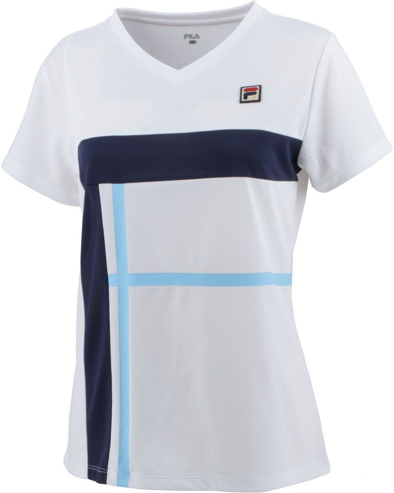 フィラ FILA テニス ゲームシャツ  VL2598 01 ホワイト