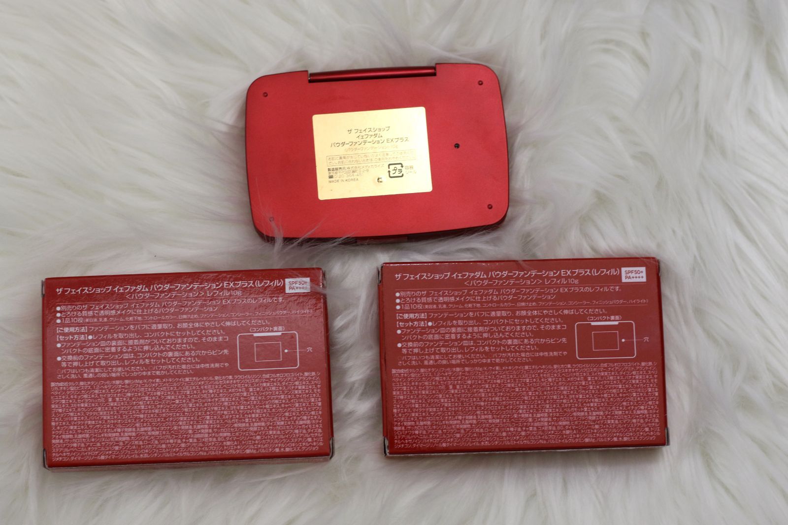 YE HWA DAM パウダーファンデーション リフィル2個付き YE HWA DAM