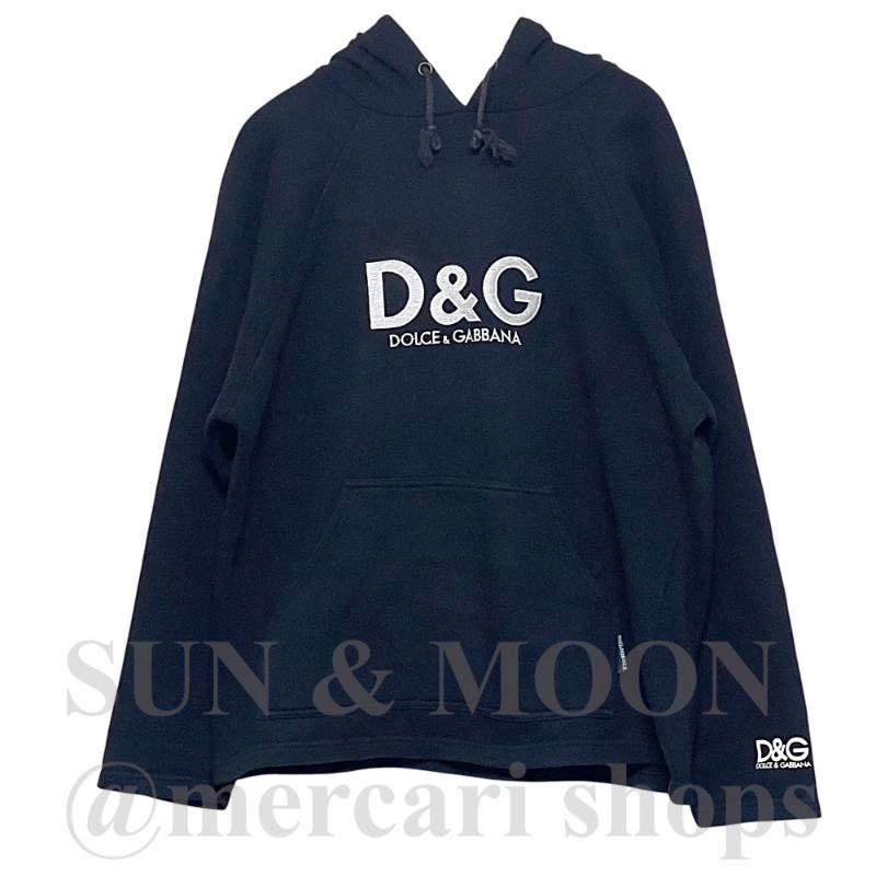 D&G ドルチェ＆ガッバーナ メンズ ロゴ パーカー M相当 サイズ表記なし 