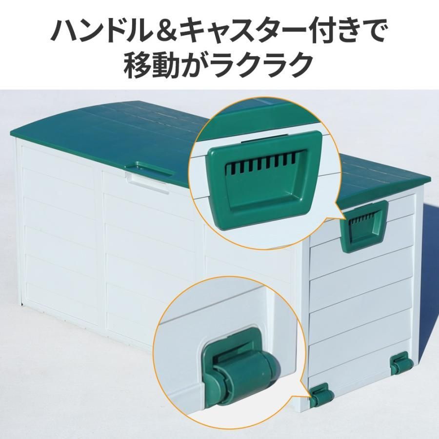 収納ボックス 物置 屋外 大型 220L コンテナボックス フタ付き