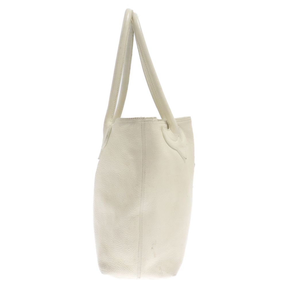 CHROME HEARTS (クロムハーツ) FS TOTE クロススパッチ付き レザー