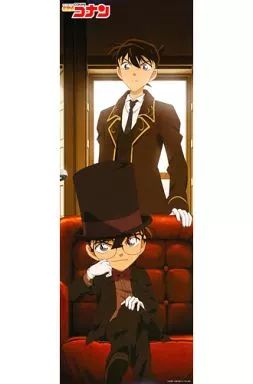 中古】ポスター(アニメ) 江戸川コナン＆工藤新一(英国風) 「名探偵
