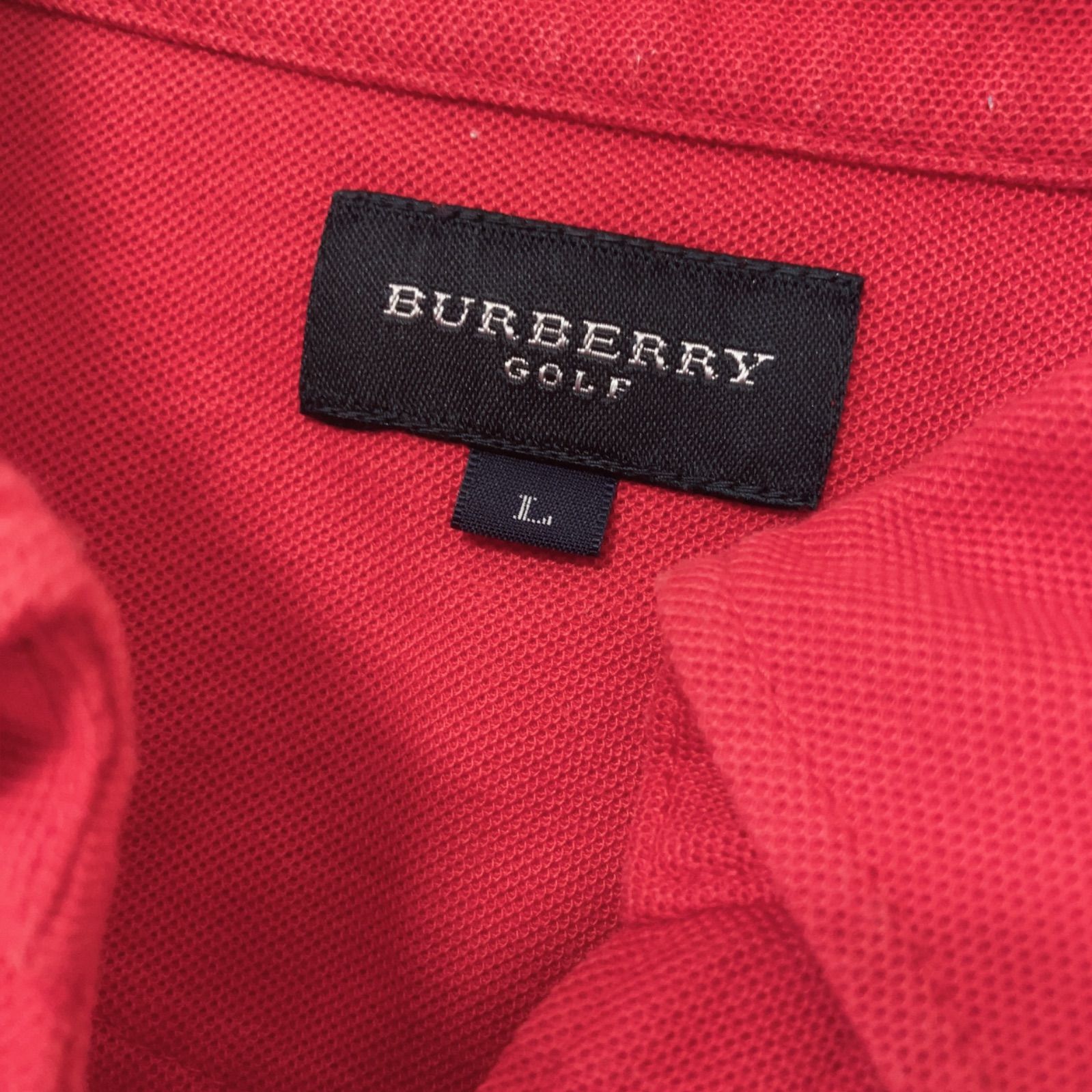 BURBERRY GOLF クイックドライ レッドシャツ BURBERRY GOLF クイックドライ レッドシャツ