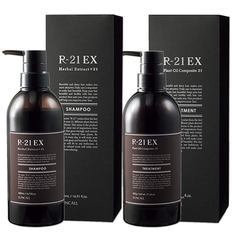 サンコール R-21 エクストラ シャンプー 500mL + トリートメント 500g セットボトル