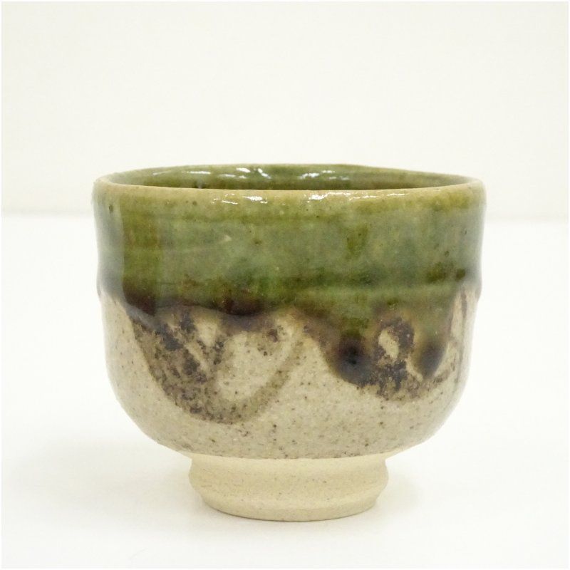 ♥総織部　ぐい飲み　箱付き　織部　ぐい呑み　骨董品 楽天市場】送料無料【箱入り】織部 酒器セット［片口 酒器 平盃