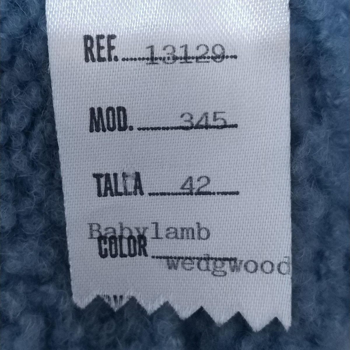 LOEWE(ロエベ) コート サイズ42. レディース - ブルーグレー 毛皮/長袖  