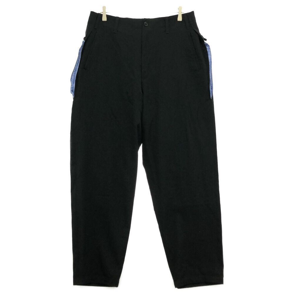 ヨウジヤマモトプールオム 17AW ウールシワギャバジン 後ろ垂れPパンツ ヨウジヤマモトプールオム 17AW ウールシワギャバジン 後ろ垂れPパンツ