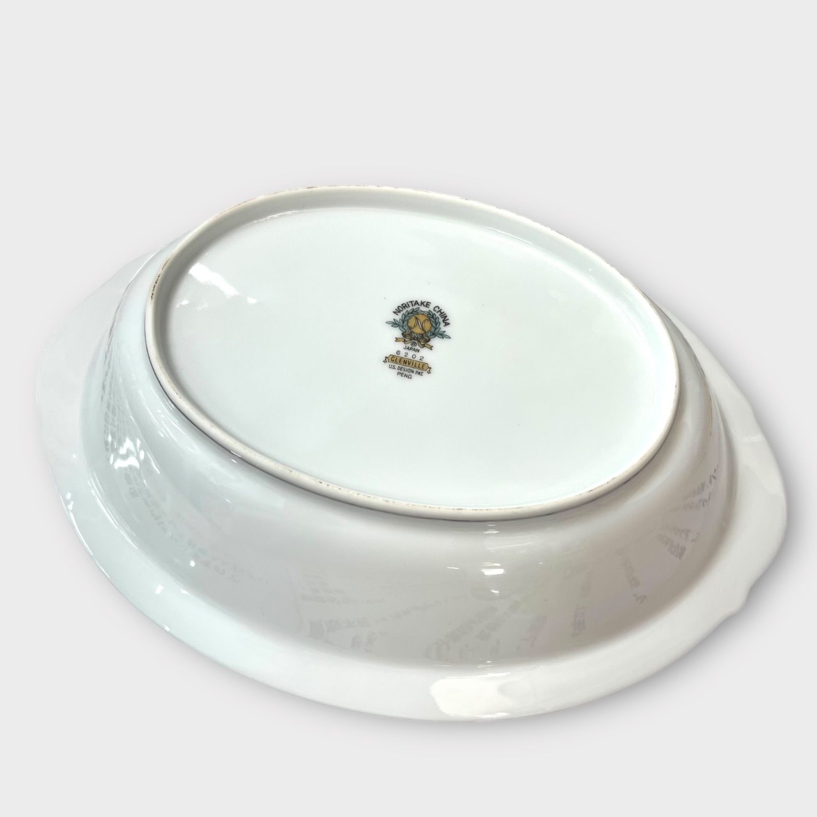 未使用 ノリタケ ヴィヴィッド ソロボーン オーバルプレート　廃盤希少品　高級品 ノリタケ グレンビル オーバルプレート 深皿 大判 Noritake Glenville