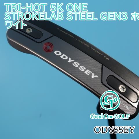 パター オデッセイ TRI-HOT 5K ONE/STROKELAB STEEL GEN3 ホワイト//3 9266 - メルカリ