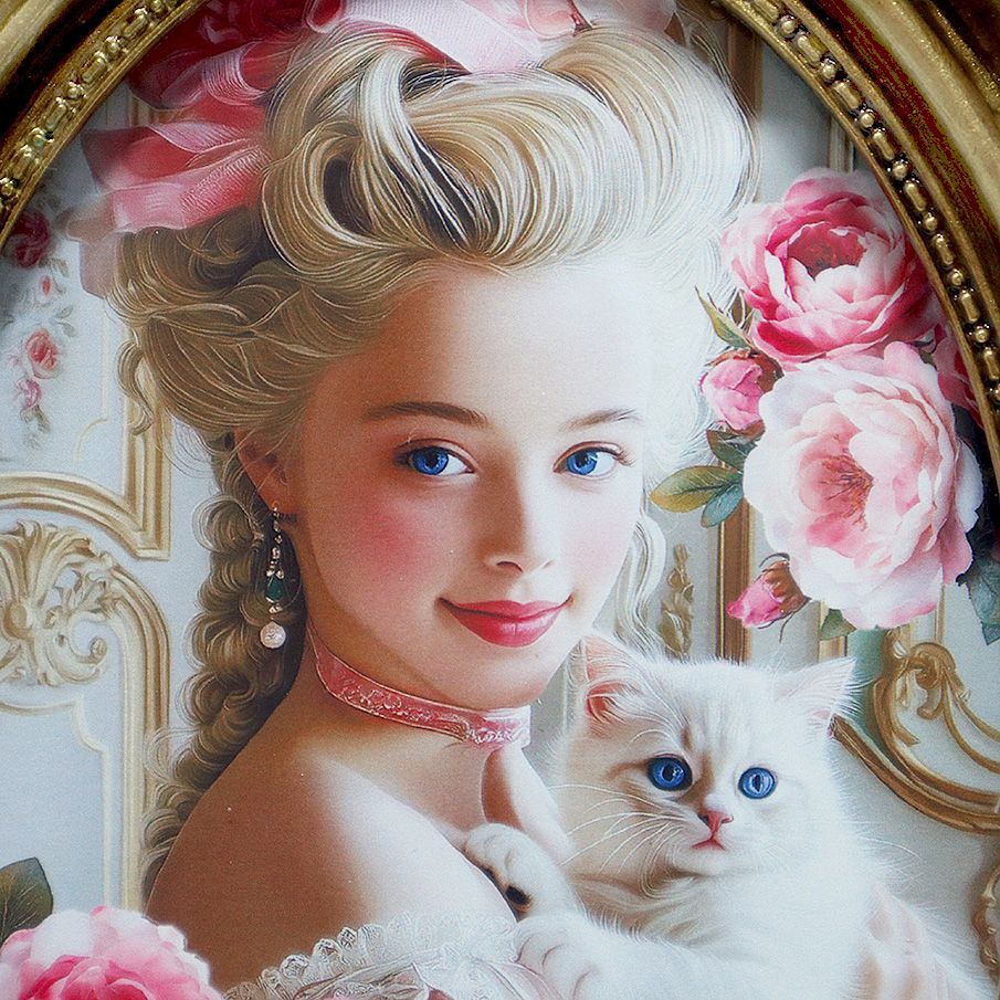 第1位獲得！】 Perronneau Jean-Baptiste antique France 子猫と